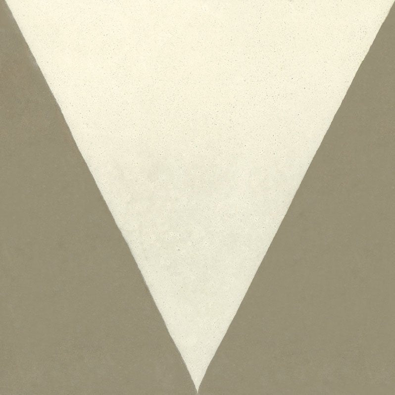 Carreau de Ciment Triangle Vanille Grès Sim.PL