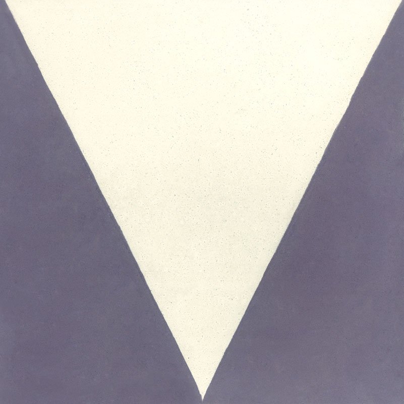 Carreau de Ciment Triangle Vanille Lavande Sim.PL