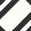 Carreau de Ciment Zag Noir & Blanc - Carocim