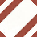 Carreau de Ciment Zag Rouge & Blanc - Carocim