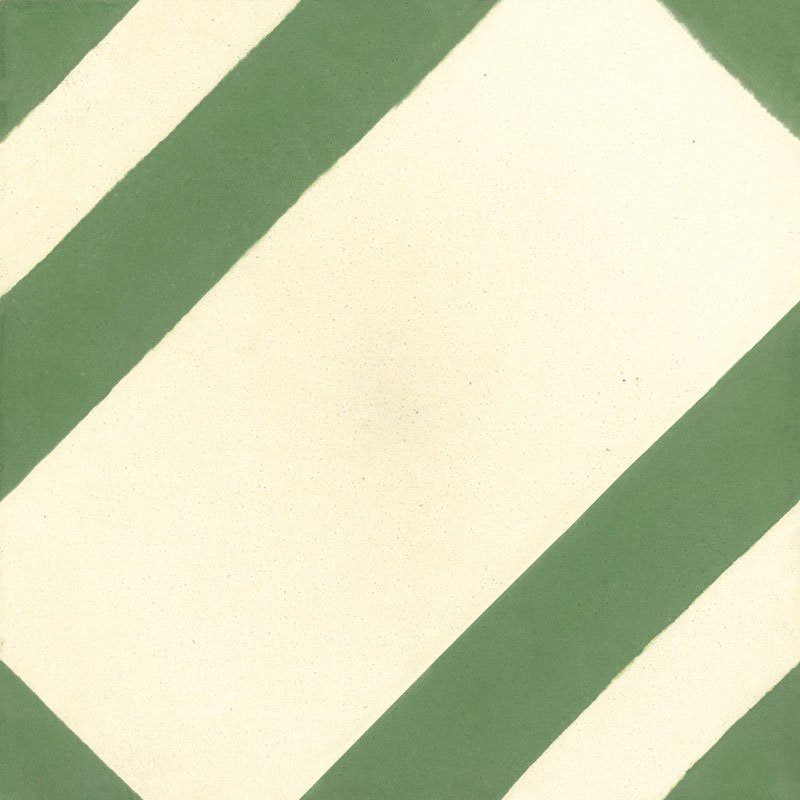 Carreau de Ciment Zag Vanille & Olivier - Carocim