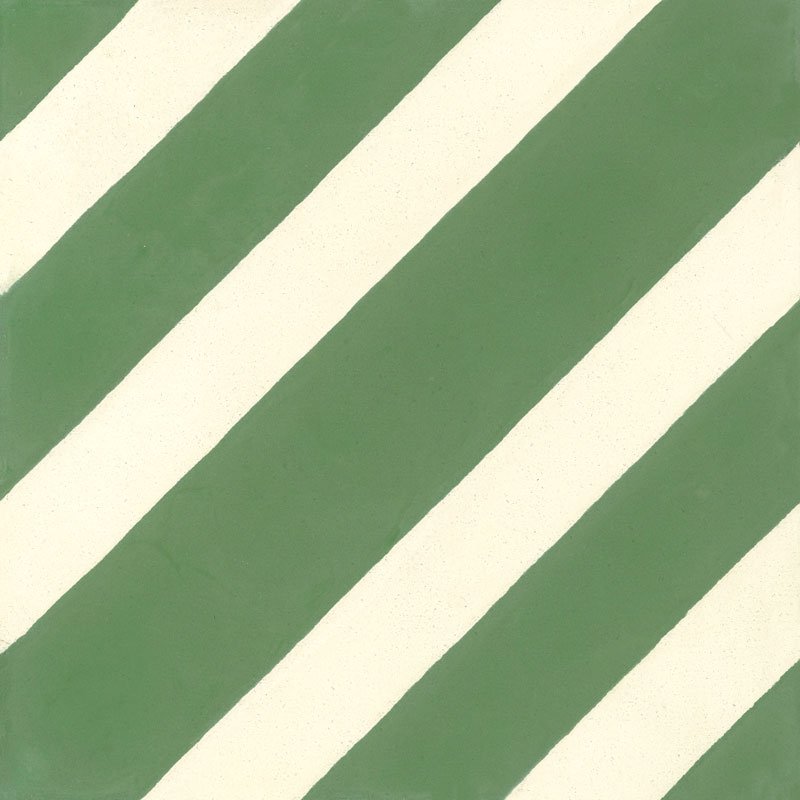 Carreau de Ciment Zig Vanille & Olivier - Carocim