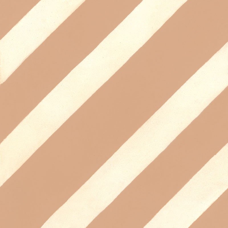 Carreau de Ciment Zig Vanille & Rose Nerium - Carocim