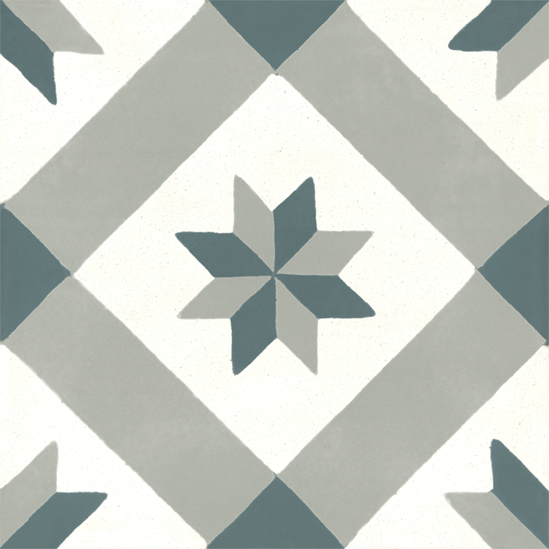Diagonale Star Gris & Charbon de Bois