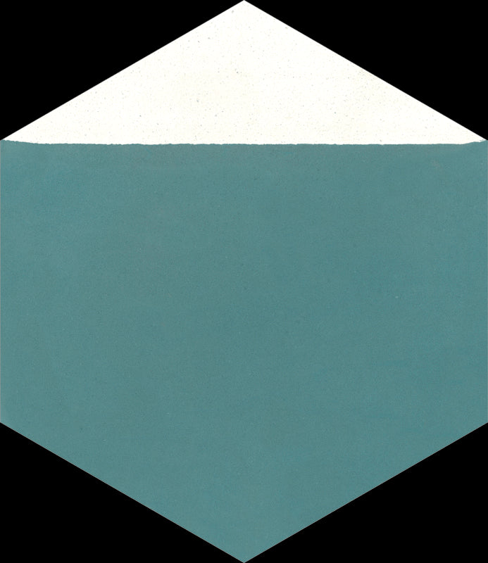 Carreau de Ciment Hex-Isocèle Mistral Blanc Sim.PL