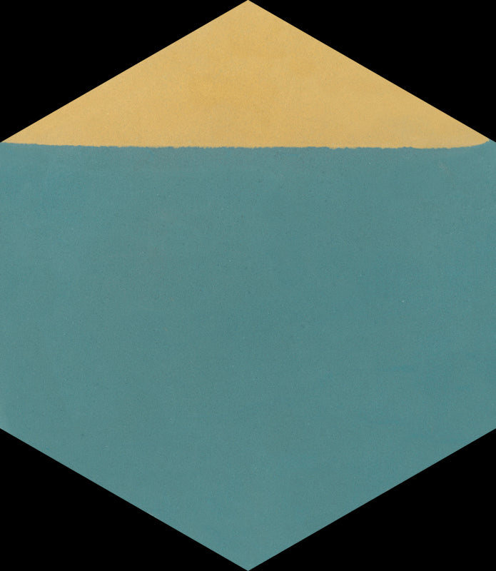 Carreau de Ciment Hex-Isocèle Mistral Moutard Sim.PL