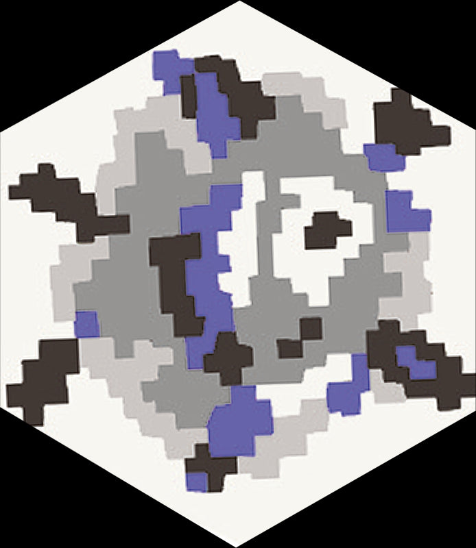 HEXAGONE BOHÈME BLANC